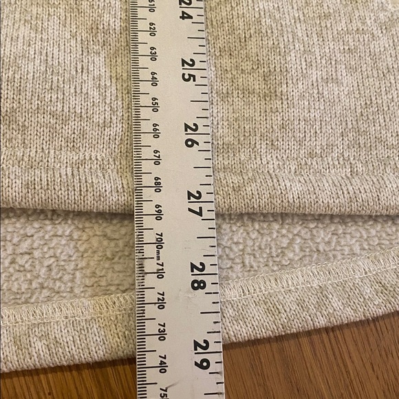 LL Bean Sweater Fleece Mens Gorpcore Vest Beige Size XL - Picture 6 of 9